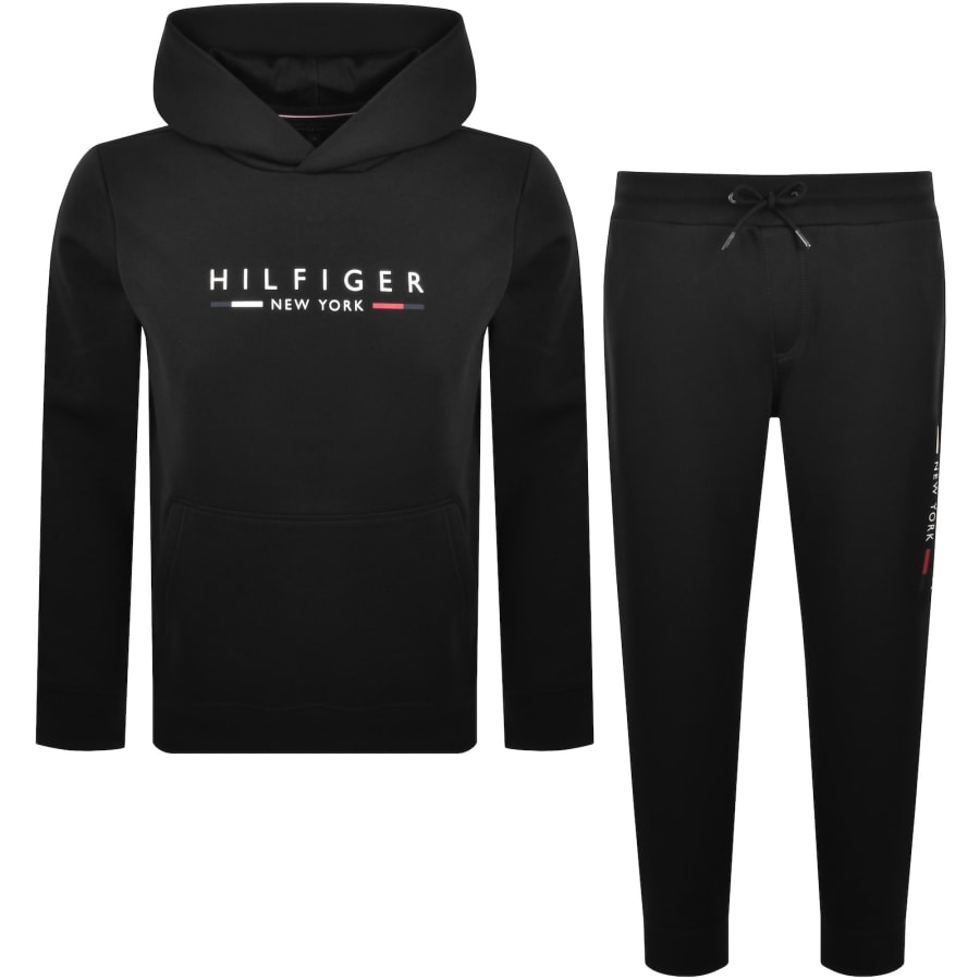 Image number 1 for Tommy Hilfiger New York Tracksuit Black