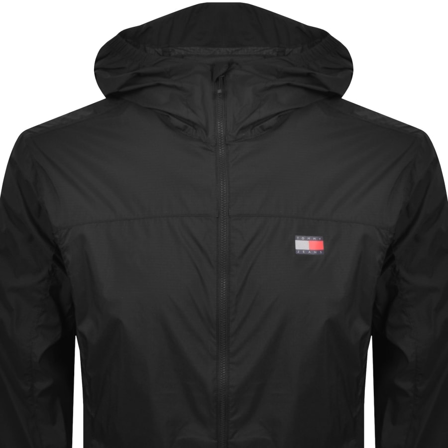 Image number 2 for Tommy Jeans Outdoor Shell Jacket Black