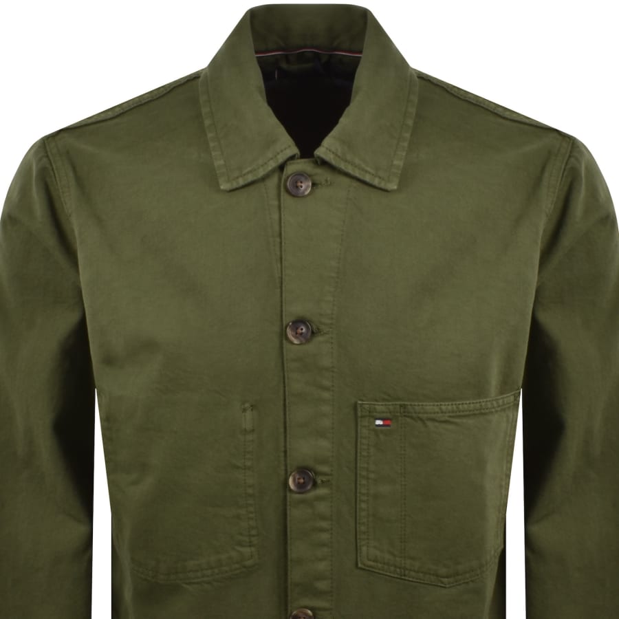 Image number 2 for Tommy Hilfiger Chore Jacket Green