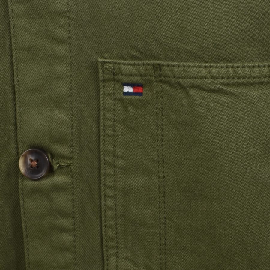 Image number 3 for Tommy Hilfiger Chore Jacket Green
