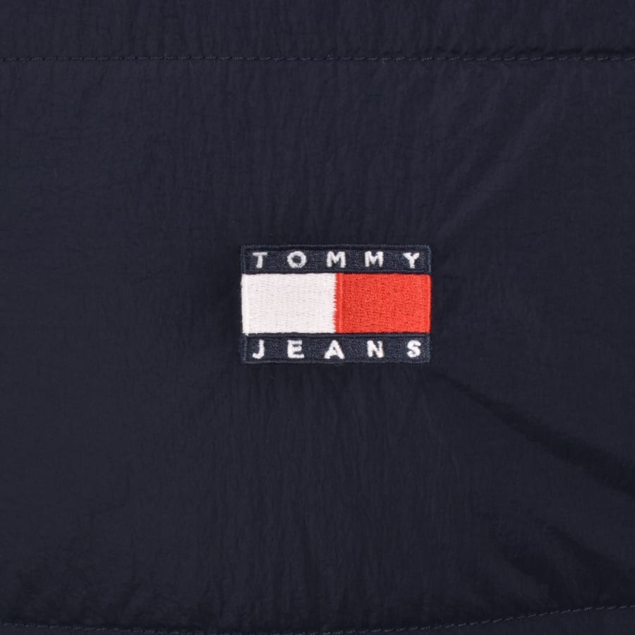 Image number 3 for Tommy Jeans Flag Quilted Gilet Navy