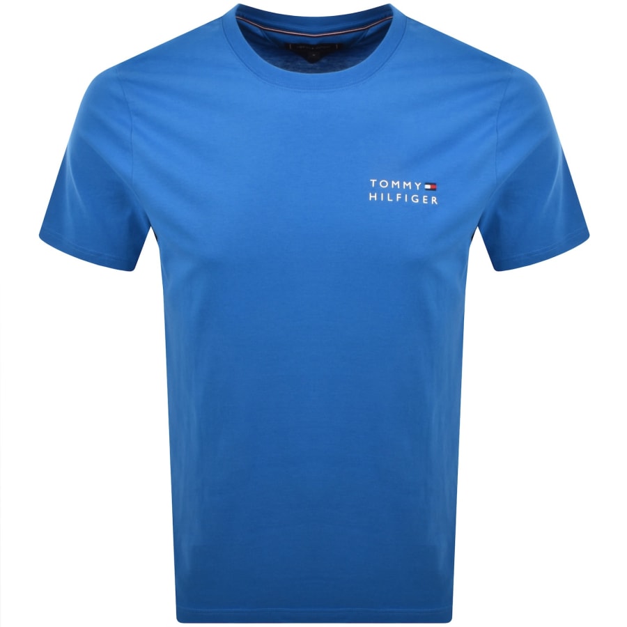 Image number 2 for Tommy Hilfiger Stack T Shirt Blue