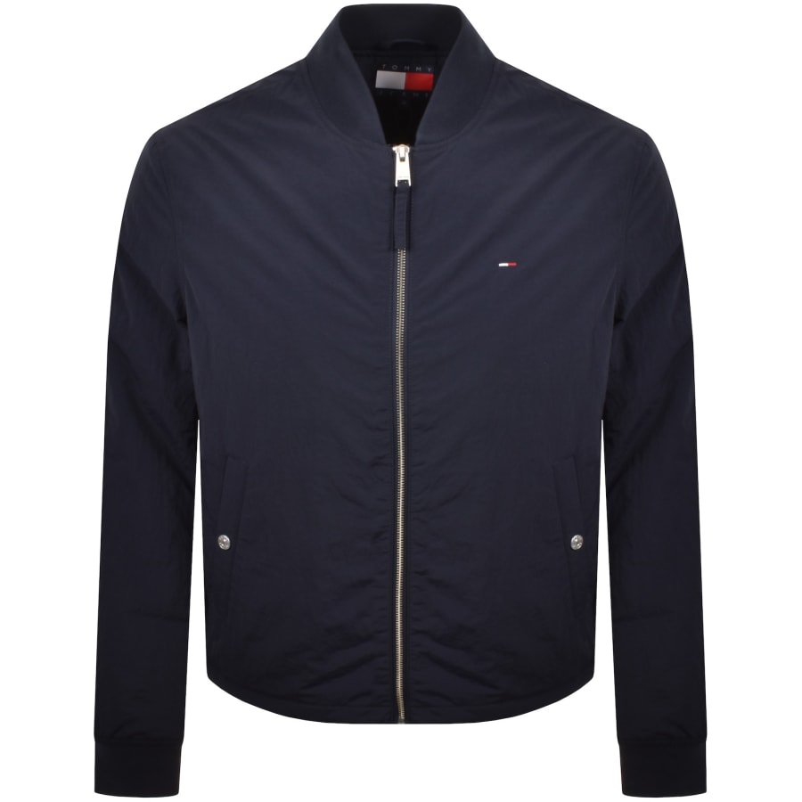 Image number 1 for Tommy Jeans Bomber Jacket Navy