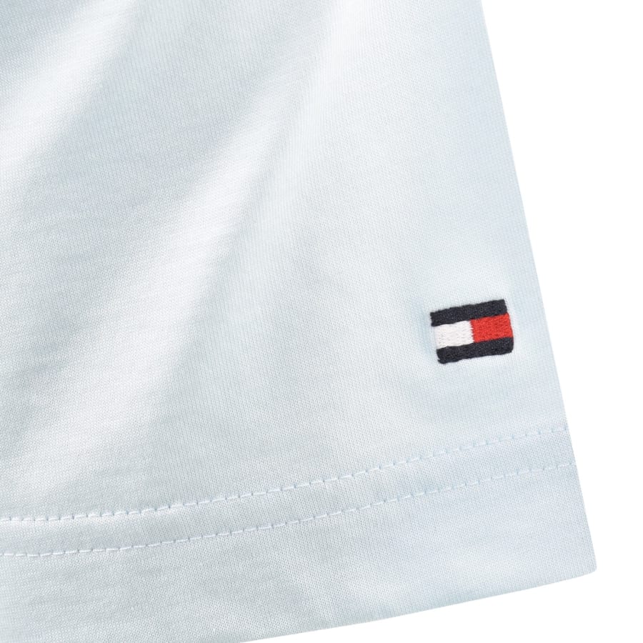 Image number 4 for Tommy Hilfiger Script Monogram T Shirt Blue