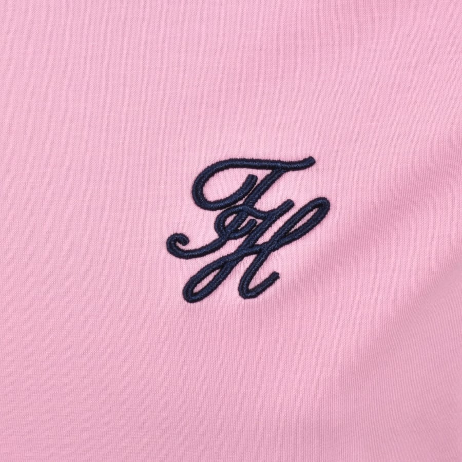 Image number 3 for Tommy Hilfiger Script Monogram T Shirt Pink