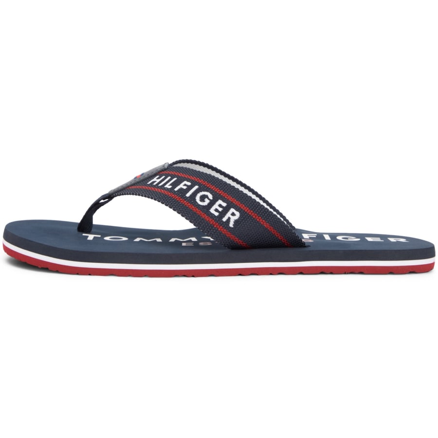 Image number 2 for Tommy Hilfiger Sporty Flip Flops Navy