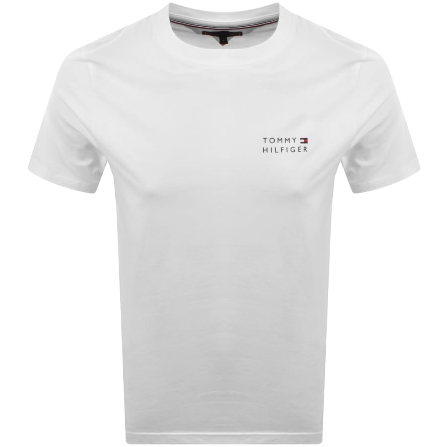 Image number 2 for Tommy Hilfiger Stack T Shirt White