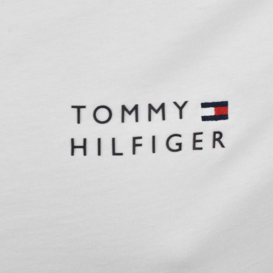Image number 3 for Tommy Hilfiger Stack T Shirt White