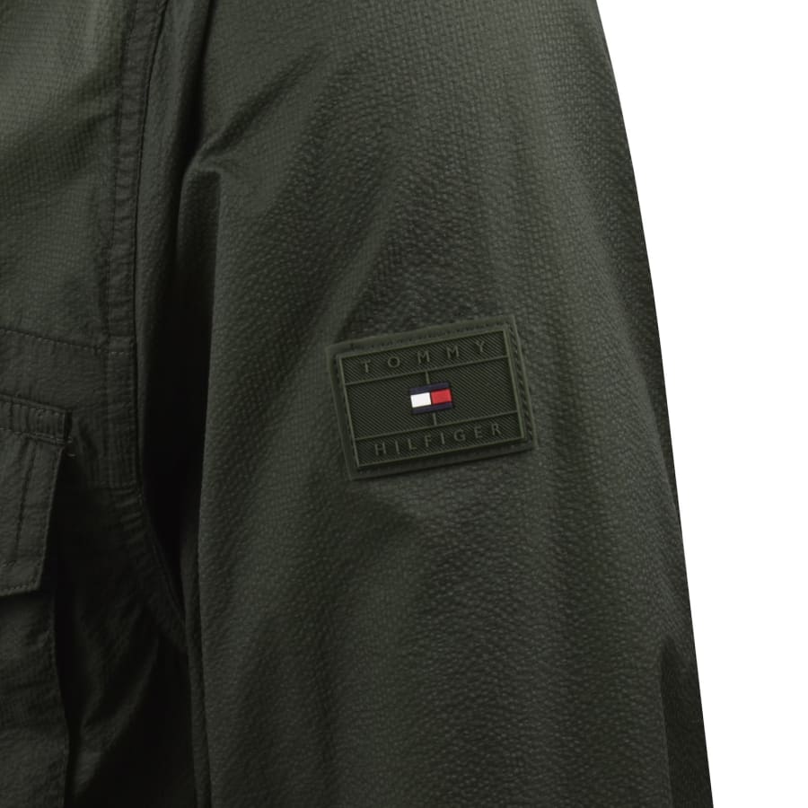 Image number 4 for Tommy Hilfiger Overshirt Green