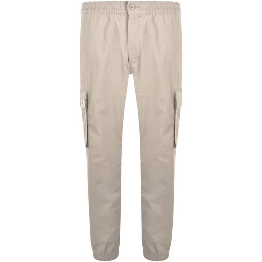 Image number 2 for Calvin Klein Jeans Skinny Cargo Trousers Khaki