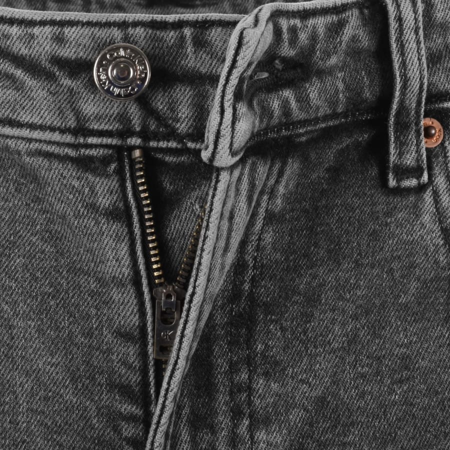 Image number 5 for Calvin Klein Jeans Slim Taper Fit Jeans Grey