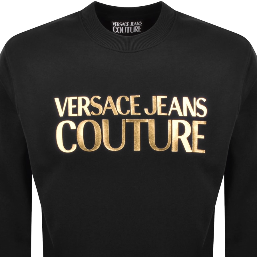 Image number 2 for Versace Jeans Couture Logo Sweatshirt Black