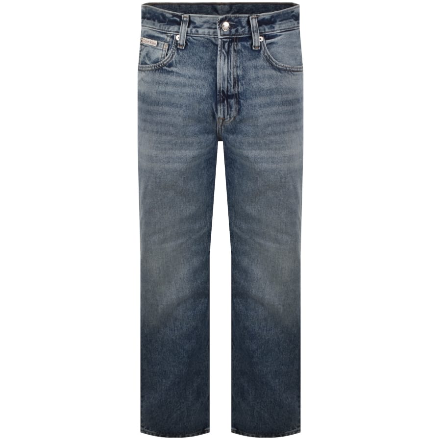 Image number 2 for Calvin Klein Jeans 90s Straight Fit Jeans Blue