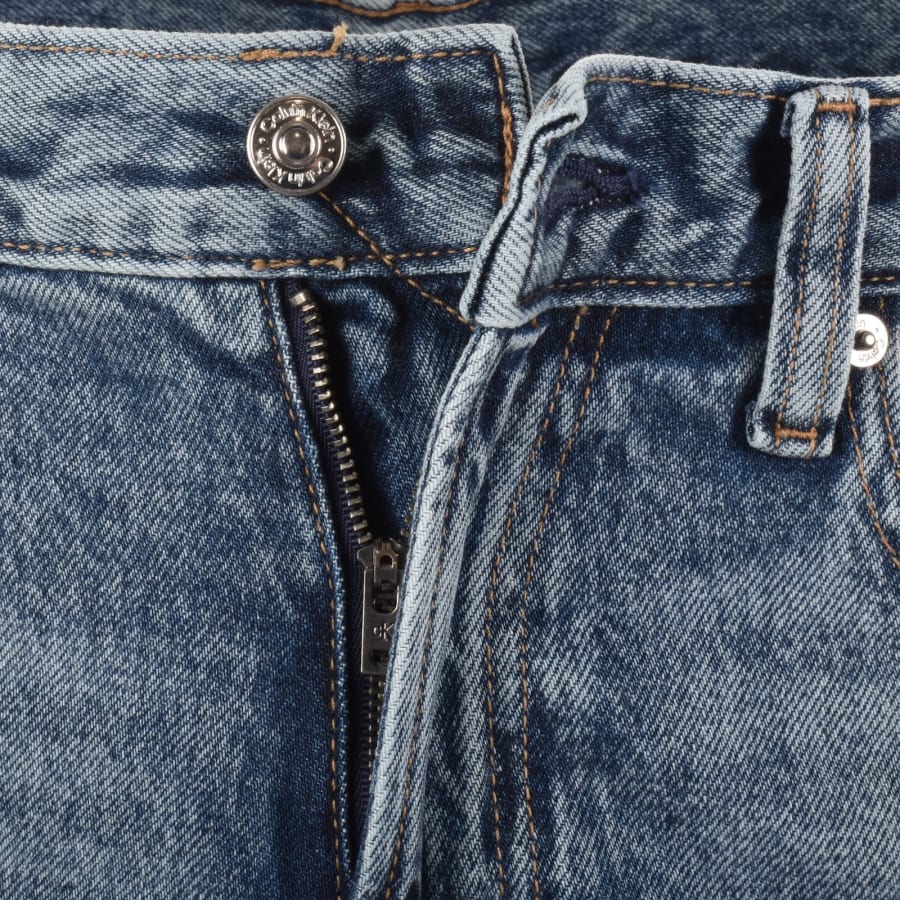 Image number 5 for Calvin Klein Jeans 90s Straight Fit Jeans Blue