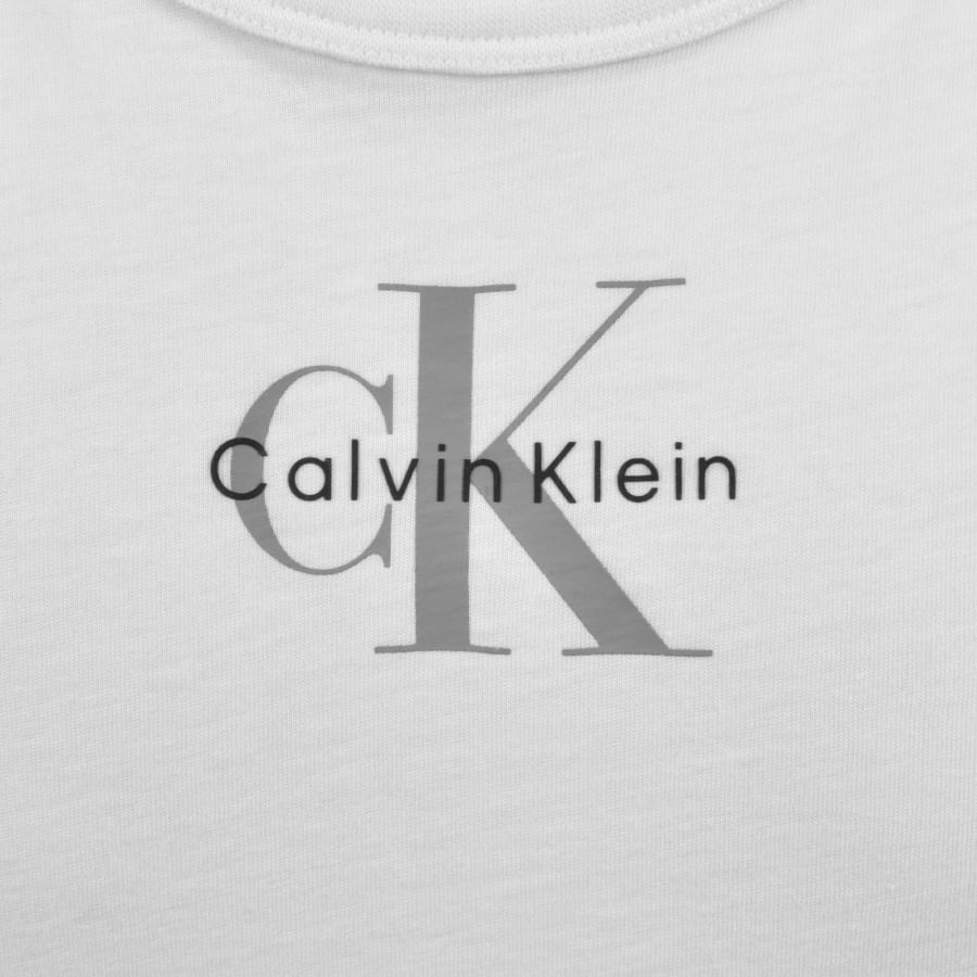 Image number 3 for Calvin Klein Jeans Monologo Vest White
