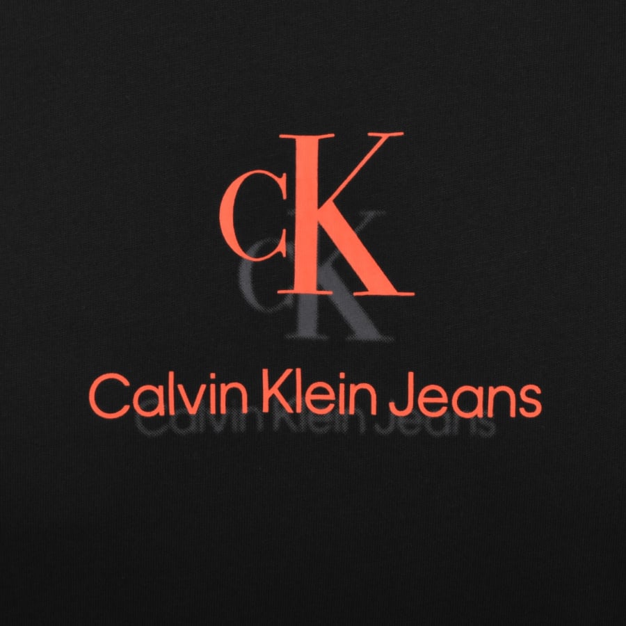 Image number 3 for Calvin Klein Jeans Logo T Shirt Black