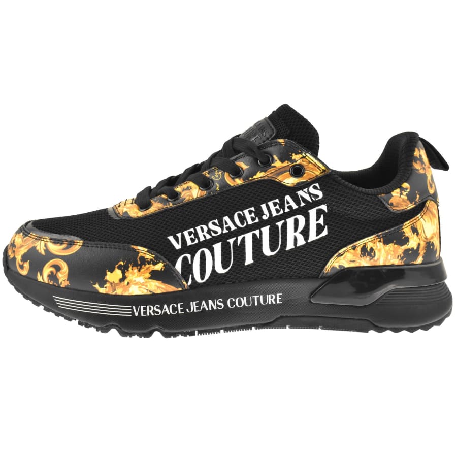 Image number 1 for Versace Jeans Couture Baroque Trainers Black