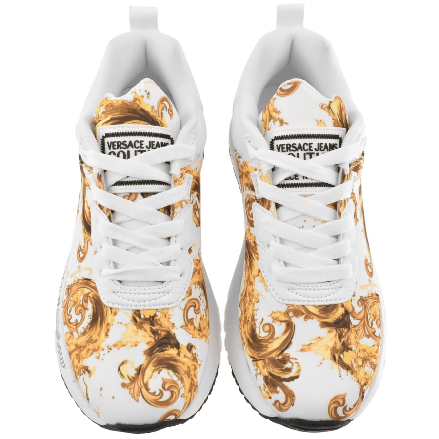 Image number 3 for Versace Jeans Couture Fondo Court Trainers White