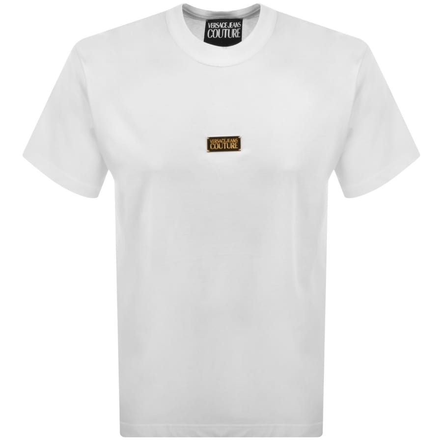 Image number 1 for Versace Jeans Couture Metal Plachet T Shirt White
