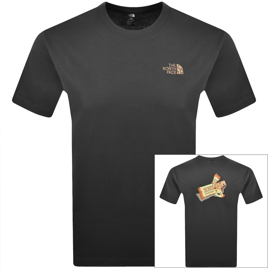 Image number 1 for The North Face Snack T Shirt Grey