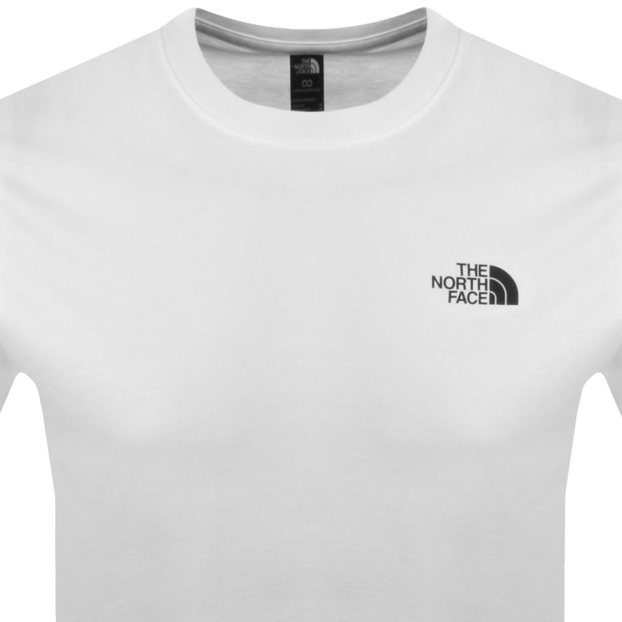 Image number 3 for The North Face Logo T Shirt White