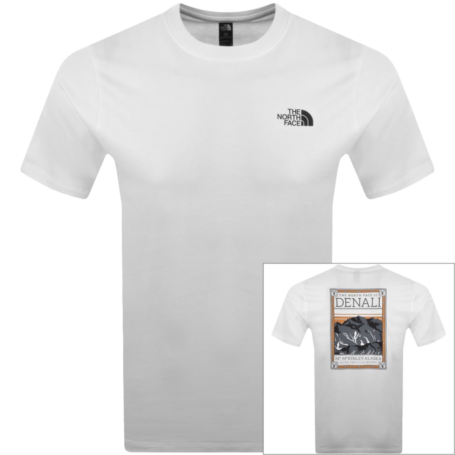 Image number 1 for The North Face Logo T Shirt White