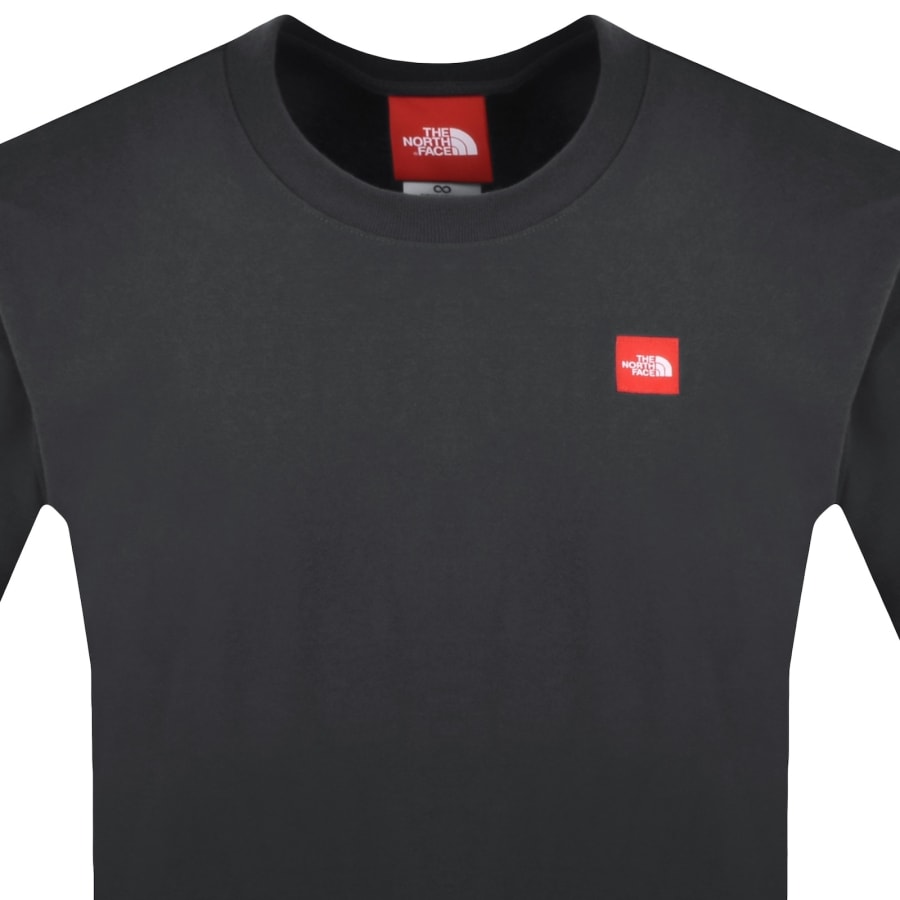 Image number 2 for The North Face Logo T Shirt Dark Grey