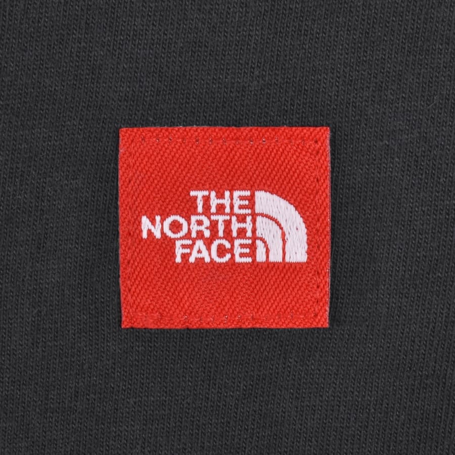 Image number 3 for The North Face Logo T Shirt Dark Grey