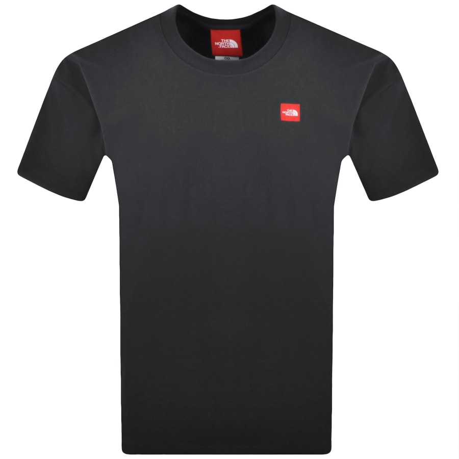 Image number 1 for The North Face Logo T Shirt Dark Grey