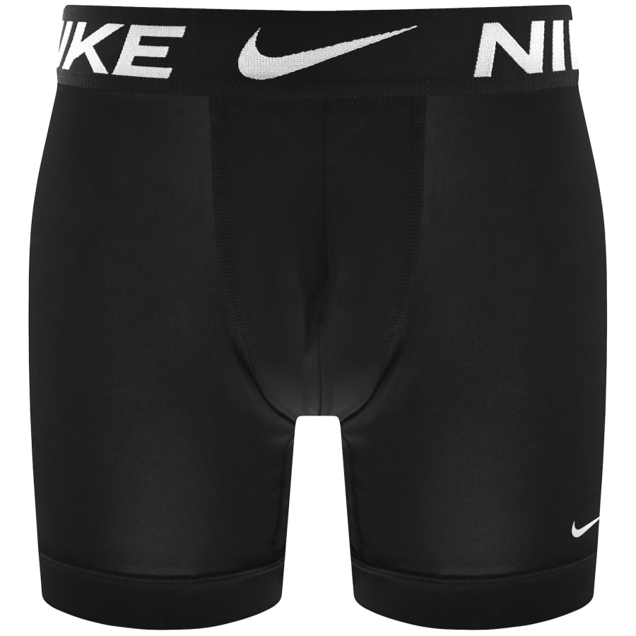 Image number 2 for Nike Essential Micro 3 Pack Boxer Briefs Black