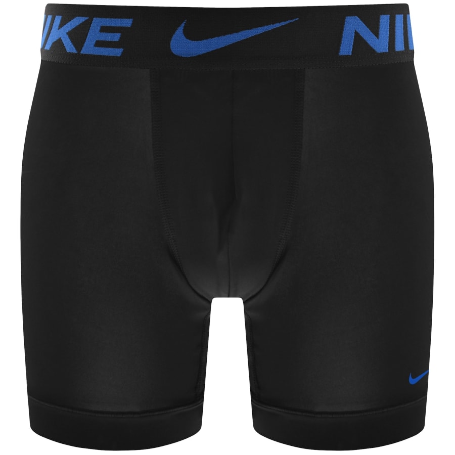 Image number 3 for Nike Essential Micro 3 Pack Boxer Briefs Black