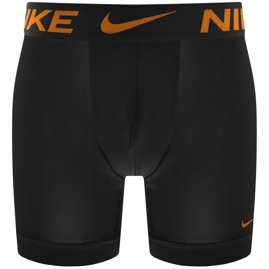 Image number 4 for Nike Essential Micro 3 Pack Boxer Briefs Black