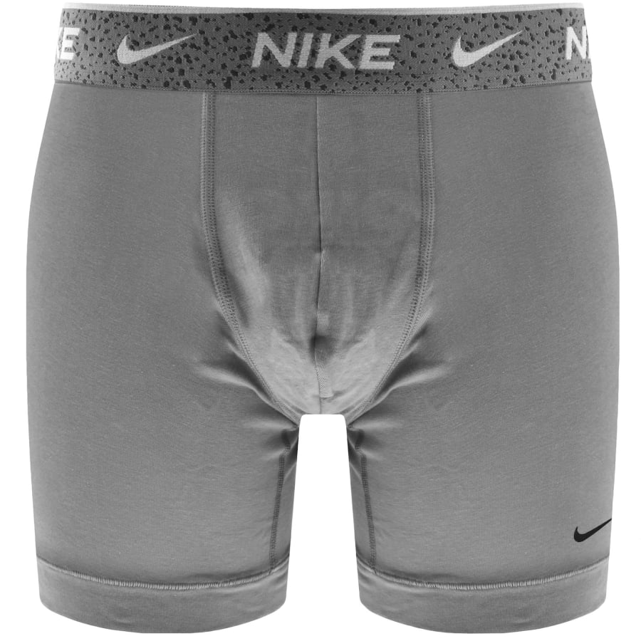 Image number 4 for Nike 3 Pack Everyday Boxer Briefs Grey