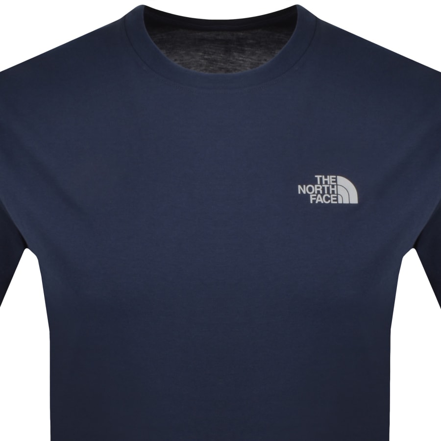 Image number 3 for The North Face Mountain Sketch T Shirt Navy