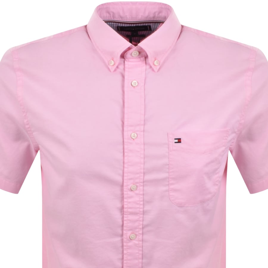 Image number 2 for Tommy Hilfiger Oxford Solid Shirt Pink