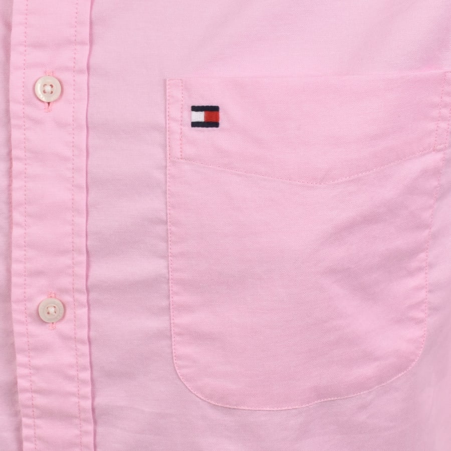 Image number 3 for Tommy Hilfiger Oxford Solid Shirt Pink