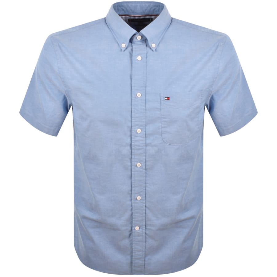 Image number 1 for Tommy Hilfiger Oxford Solid Shirt Blue