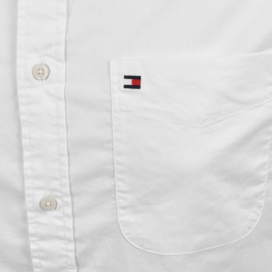 Image number 3 for Tommy Hilfiger Oxford Solid Shirt White