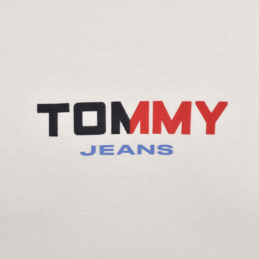 Image number 3 for Tommy Jeans Backprint T Shirt White