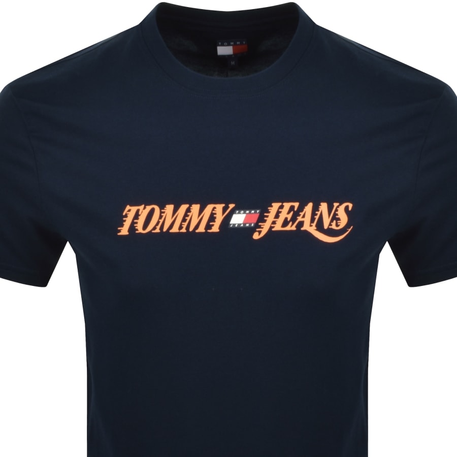 Image number 2 for Tommy Jeans Vintage T Shirt Navy
