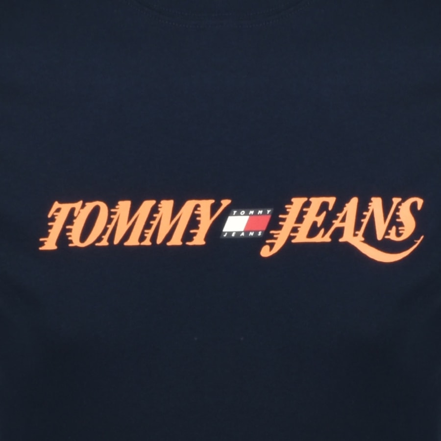 Image number 3 for Tommy Jeans Vintage T Shirt Navy