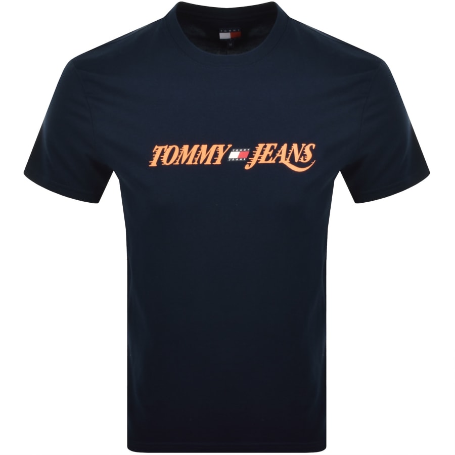 Image number 1 for Tommy Jeans Vintage T Shirt Navy