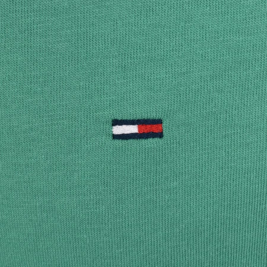 Image number 3 for Tommy Jeans Flag Logo T Shirt Green