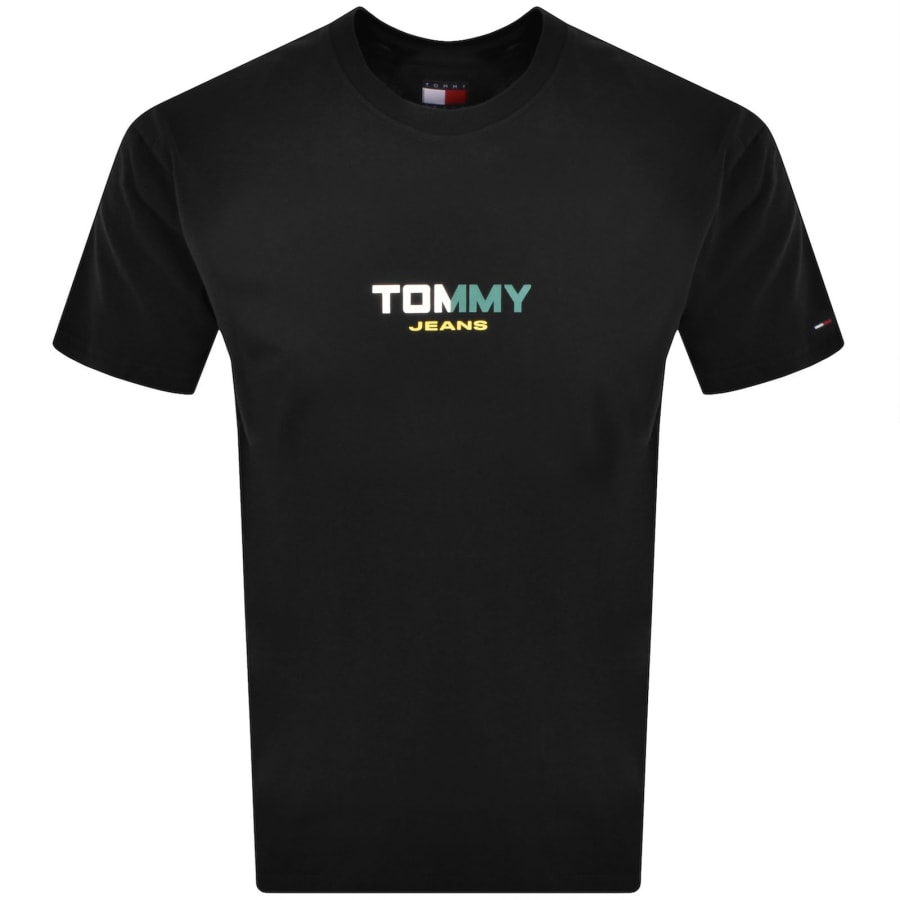 Image number 2 for Tommy Jeans Backprint T Shirt Black