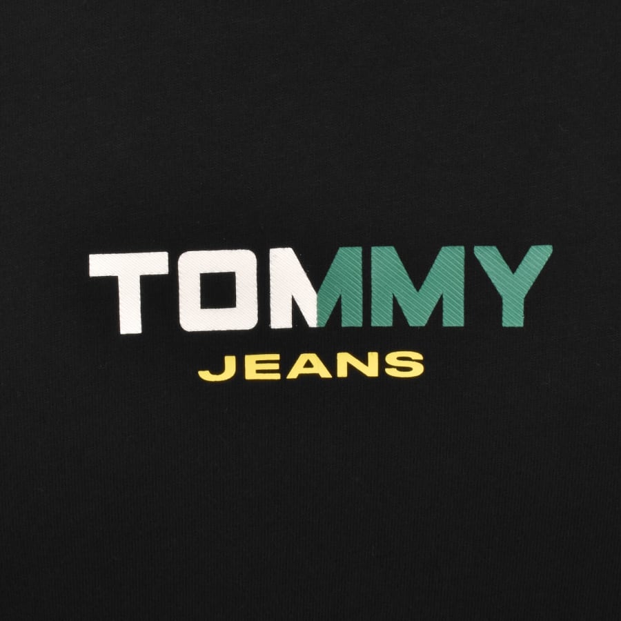 Image number 3 for Tommy Jeans Backprint T Shirt Black