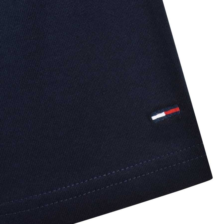 Image number 3 for Tommy Jeans Sign Circle T Shirt Navy