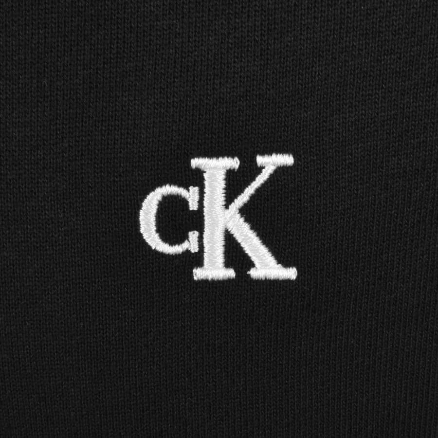 Image number 3 for Calvin Klein Jeans Monogram Hoodie Black