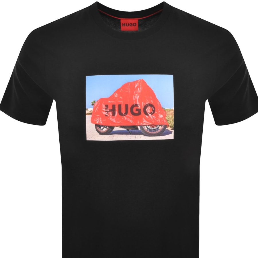 Image number 2 for HUGO Dostino T Shirt Black