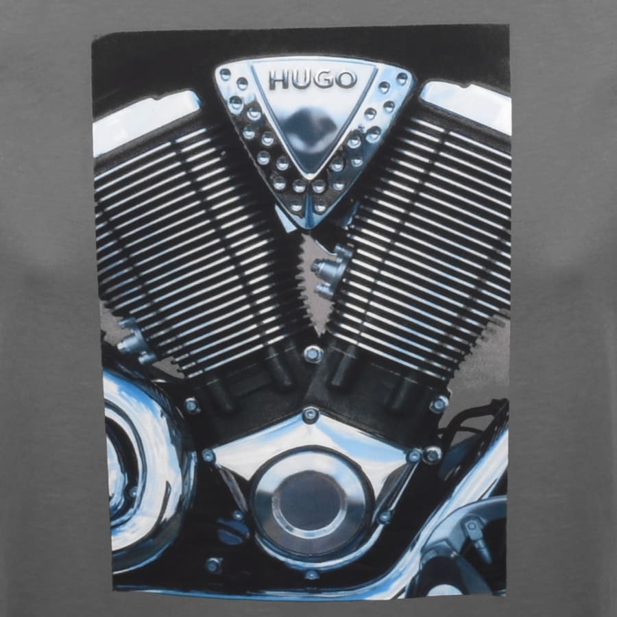 Image number 3 for HUGO Dostino T Shirt Grey
