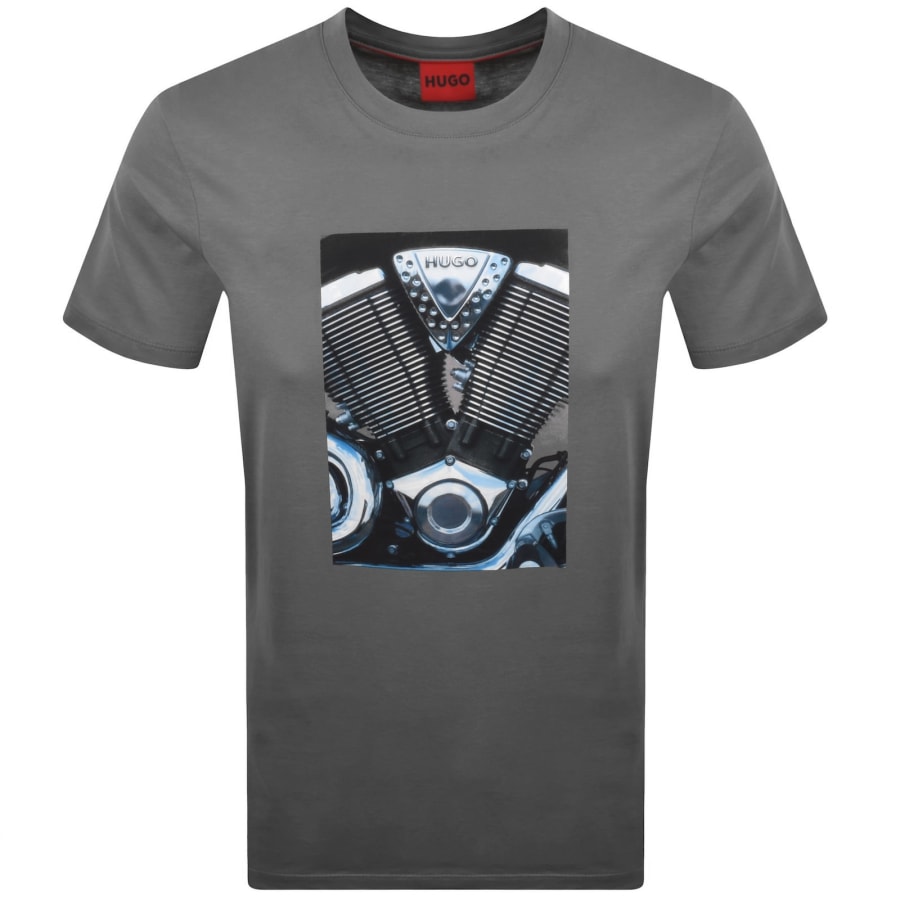 Image number 1 for HUGO Dostino T Shirt Grey
